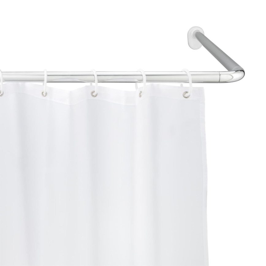 WENKO 19218100 - Barra UNIVERSAL 2,5x2,5 cm cromado/blanco
