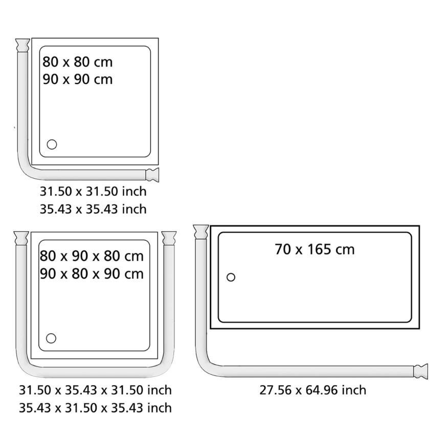 WENKO 19218100 - Barra UNIVERSAL 2,5x2,5 cm cromado/blanco