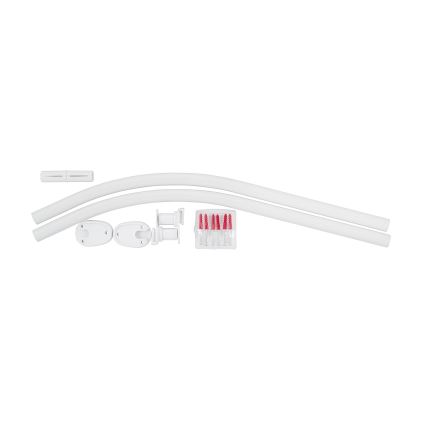 WENKO 19219100 - Barra de ducha 80x90 cm blanca