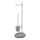 WENKO 19494100 - Cepillo de inodoro PEBBLE STONE 23,5x70 cm cromado brillante/gris/satinado