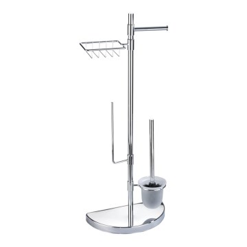 WENKO 196022500 - Centro de tocador SPACE MARVEL 34x84,5 cm plateado/satinado