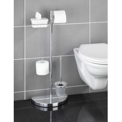 WENKO 196022500 - Centro de tocador SPACE MARVEL 34x84,5 cm plateado/satinado