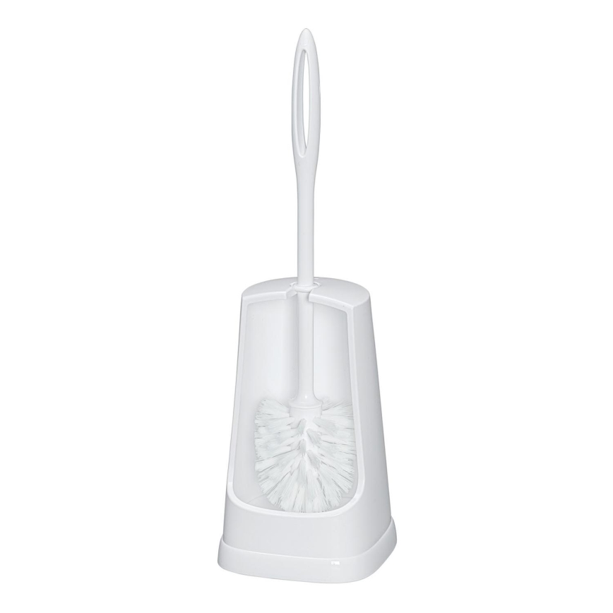 WENKO 19607100 - Escobilla para inodoro SIMPLE 12,5x40 cm blanca
