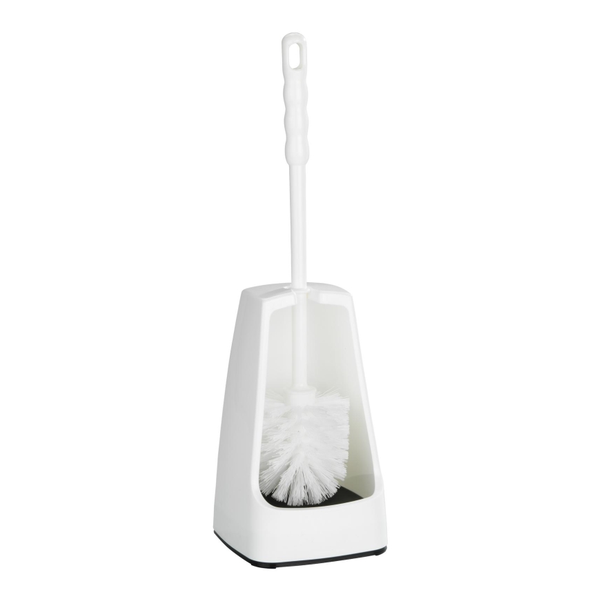 WENKO 19607100 - Escobilla para inodoro SIMPLE 12,5x40 cm blanca