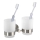 WENKO 19638100 - Soporte para cepillos de dientes BOSIO MATT 17,5x9,5 cm acero inoxidable/plateado