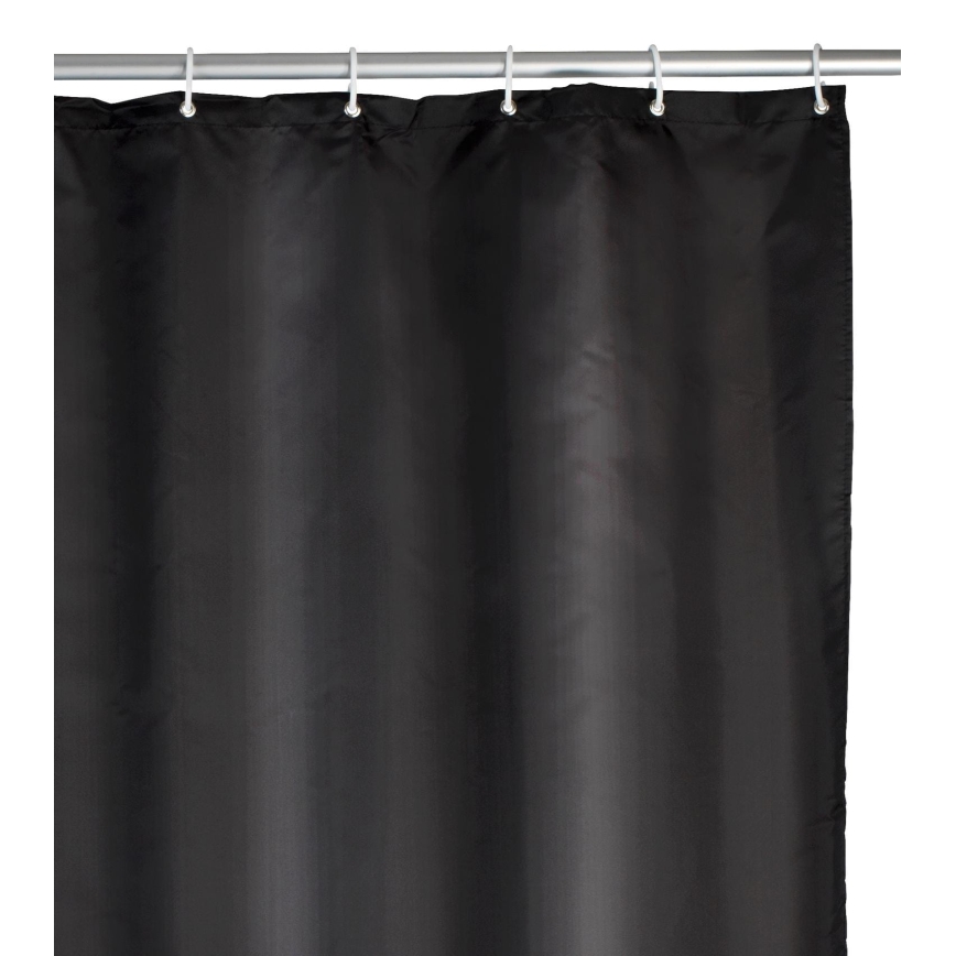 WENKO 20043100 - Cortina de ducha 180x200 cm negra