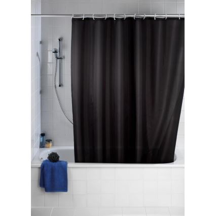 WENKO 20043100 - Cortina de ducha 180x200 cm negra