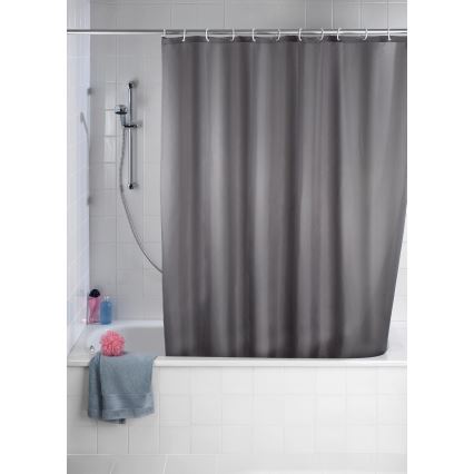 WENKO 20044100 - Cortina de ducha 180x200 cm gris