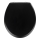 WENKO 20077100-WC Asiento de inodoro PRIMA 37x41 cm negro/plateado