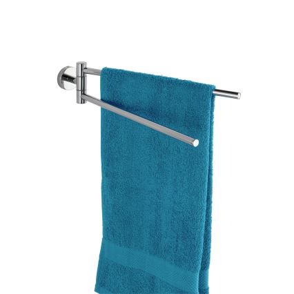WENKO 20213100 - Toallero BOSIO SHINE 43x9 cm acero inoxidable/plateado