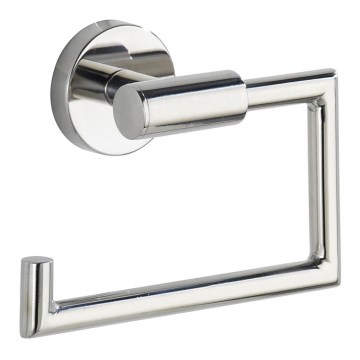 WENKO 20216100 - Soporte para papel higiénico BOSIO SHINE 15x10,5 cm acero inoxidable/plateado
