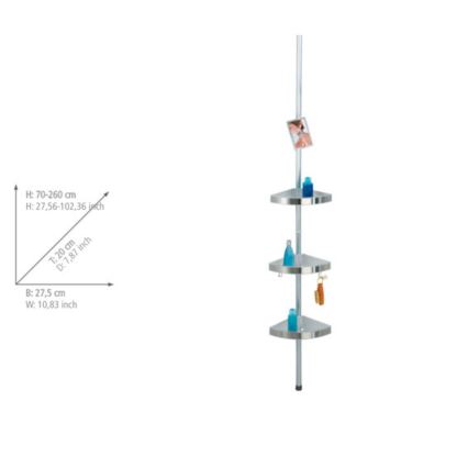 WENKO 20349100-Elemento de esquina PREMIUM 27,5x260 cm satinado