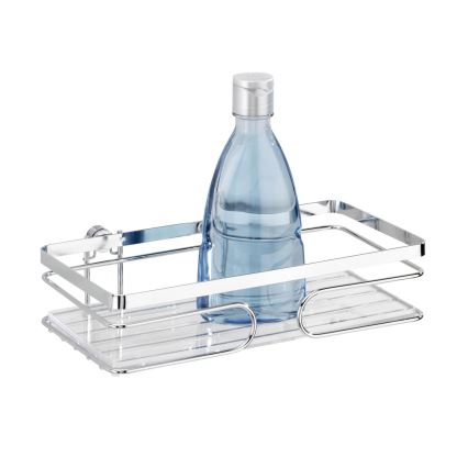 WENKO 20409100-Estante PREMIUM de acero inoxidable 24x13,5 cm inox/plateado
