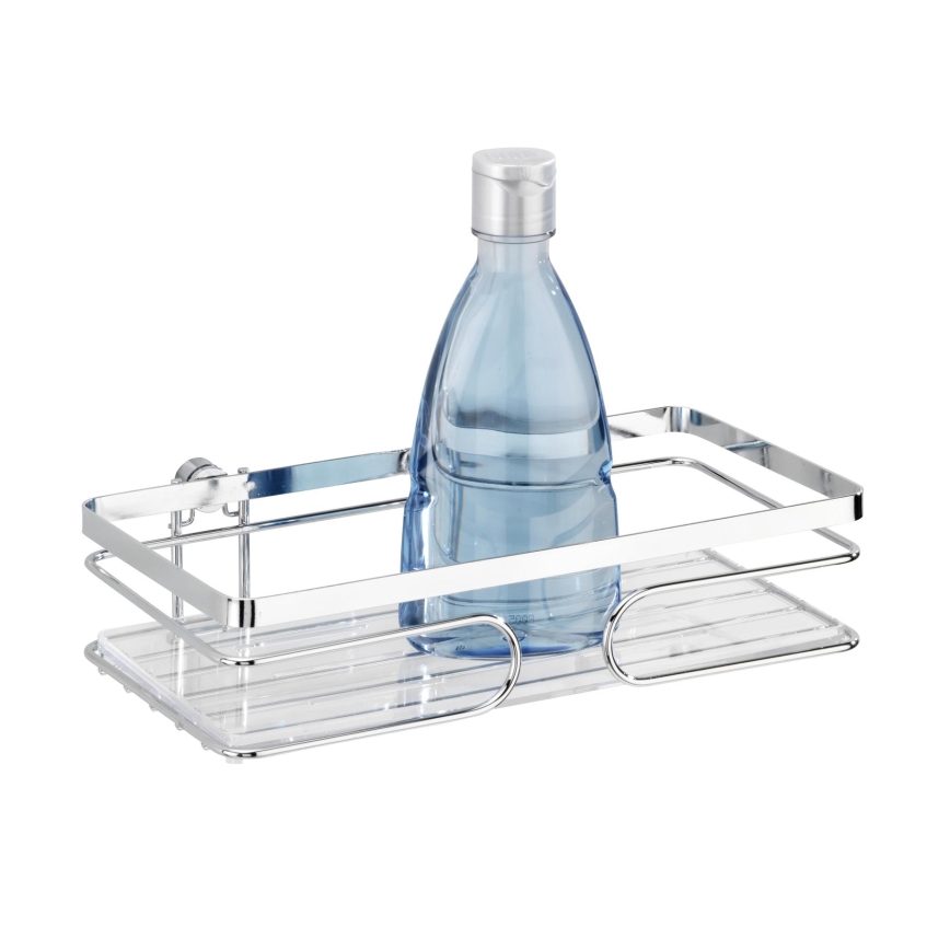 WENKO 20409100-Estante PREMIUM de acero inoxidable 24x13,5 cm inox/plateado