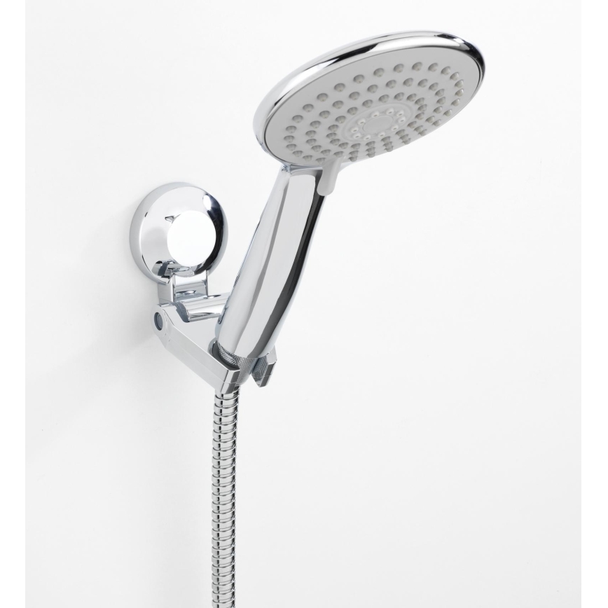 WENKO 20619100-Soporte para ducha FIORINA 6x9 cm cromo brillante