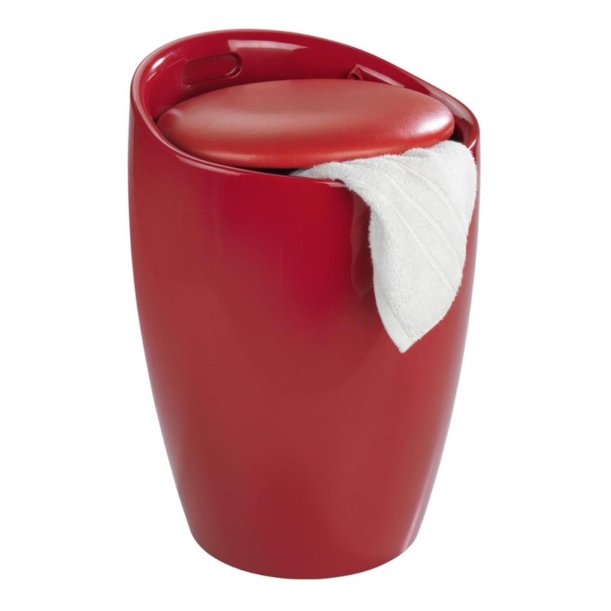 WENKO 20624100 - Taburete CANDY 36x50,5 cm rojo/negro