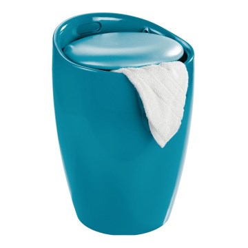 WENKO 20625100 - Taburete CANDY 36x50,5 cm turquesa/negro
