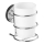 WENKO 20880100-Vaso VACUUM-LOC MILAZZO 7,5x11,5 cm brillo cromo/blanco