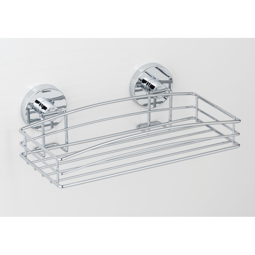WENKO 20883100 - Estante VACUUM-LOC RUND STAH 26 x 15,3 cm cromo brillante