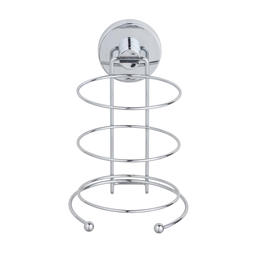 WENKO 20896100-Soporte para secador de pelo VACUUM-LOC MILAZZO 12x17 cm cromado brillante