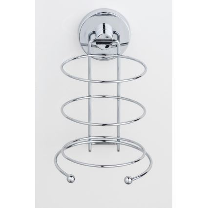 WENKO 20896100-Soporte para secador de pelo VACUUM-LOC MILAZZO 12x17 cm cromado brillante