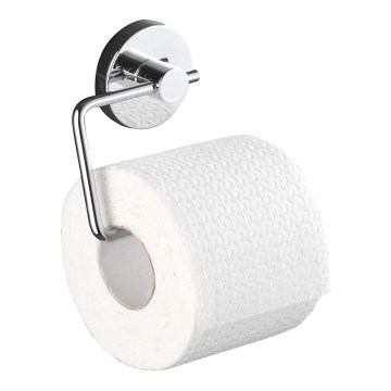 WENKO 20899100-Soporte para papel higiénico VACUUM-LOC MILAZZO 13x10,5 cm cromo brillante