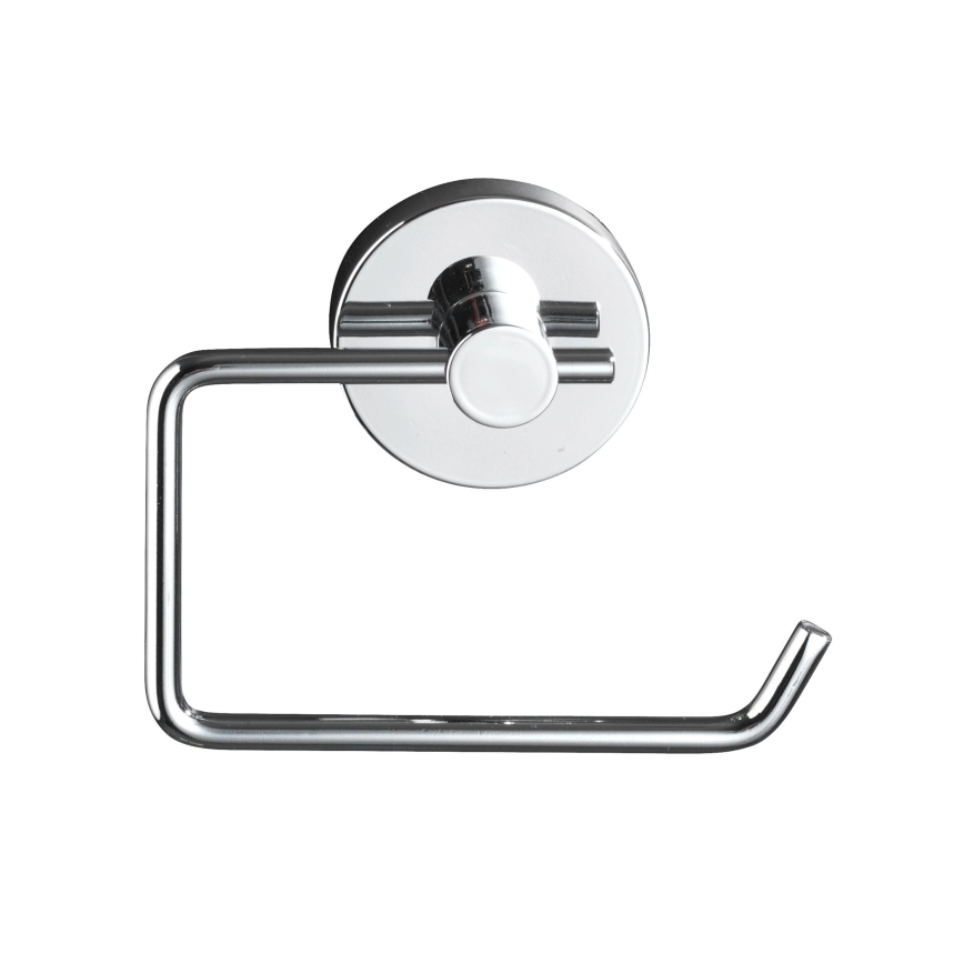 WENKO 20899100-Soporte para papel higiénico VACUUM-LOC MILAZZO 13x10,5 cm cromo brillante