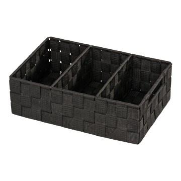WENKO 20978100 - Organizador ADRIA 32x21 cm negro