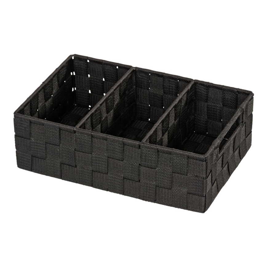 WENKO 20978100 - Organizador ADRIA 32x21 cm negro