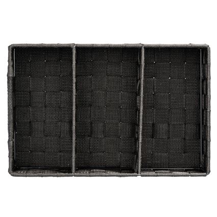 WENKO 20978100 - Organizador ADRIA 32x21 cm negro