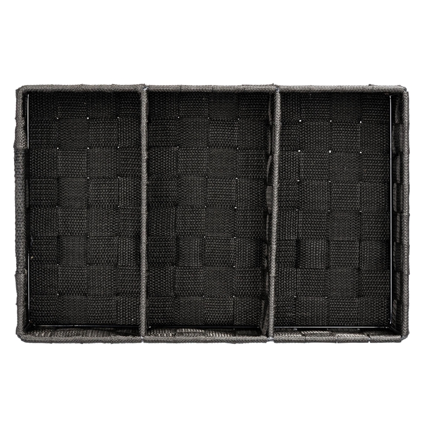 WENKO 20978100 - Organizador ADRIA 32x21 cm negro
