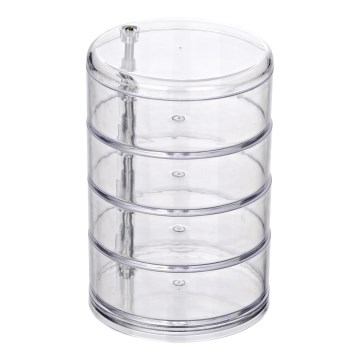 WENKO 20990100 - Organizátor TOWER 11,5x17,5 cm transparente