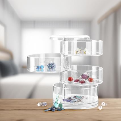 WENKO 20990100 - Organizátor TOWER 11,5x17,5 cm transparente