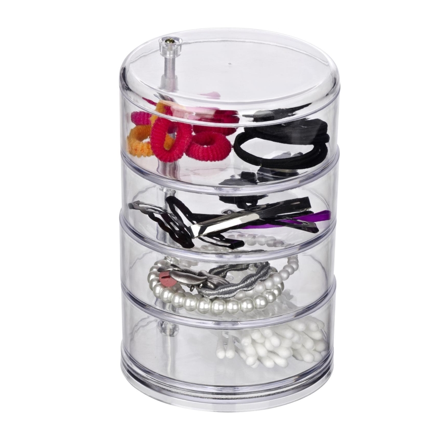 WENKO 20990100 - Organizátor TOWER 11,5x17,5 cm transparente