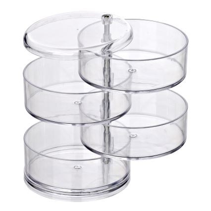 WENKO 20990100 - Organizátor TOWER 11,5x17,5 cm transparente