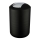 WENKO 21212100 - Papelera BRASIL 19,5x31 cm negro/cromo brillante
