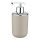 WENKO 21219100 - Dispensador de jabón BRASIL 7,3x16,5 cm beige/cromado brillante