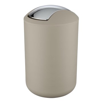 WENKO 21222100 - Cesta BRASIL 19,5x31 cm beige/cromado brillante