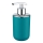 WENKO 21224100 - Dispensador de jabón BRASIL 7,3x16,5 cm turquesa/cromo brillante