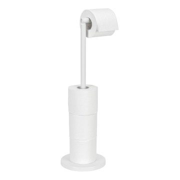 WENKO 21424100 - Soporte para papel higiénico 21x55 cm blanco