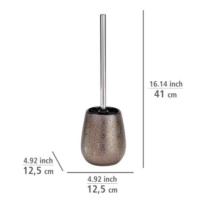 WENKO 21644100 - Cepillo para inodoro MARRAKESH 12,5x41 cm marrón