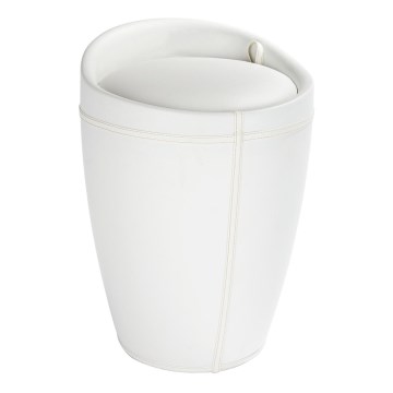 WENKO 21773100 - Taburete CANDY 36 x 50,5 cm blanco/negro