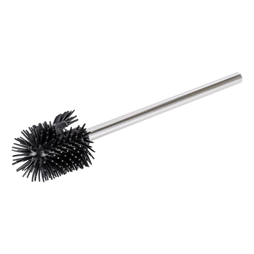 WENKO 21800100 - Cepillo de repuesto 7,5 x 35 cm, acero inoxidable / plateado / negro