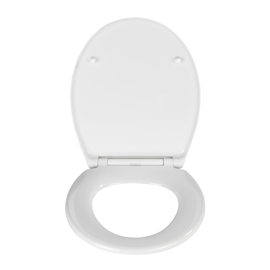 WENKO 21903100-WC asiento SAMOS 44,5x37,5 cm blanco/plata