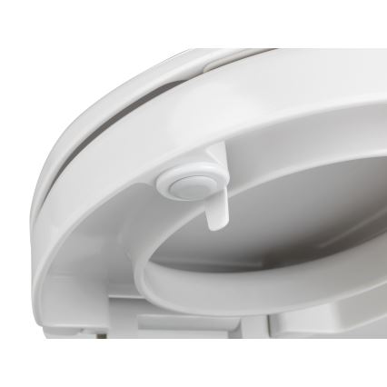 WENKO 21905100-Asiento de inodoro SECURA 37x44 cm blanco/gris