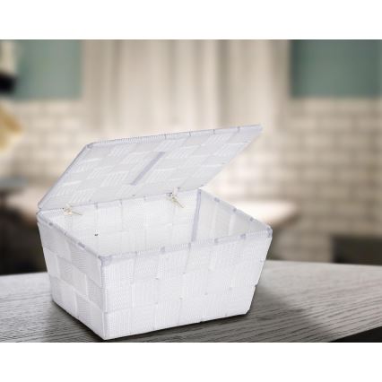 WENKO 22077100 - Cesta ADRIA 19x14 cm blanca
