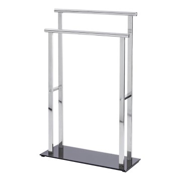 WENKO 22089100 – Perchero LAVA 52x81,5 cm acero inoxidable/plateado/negro