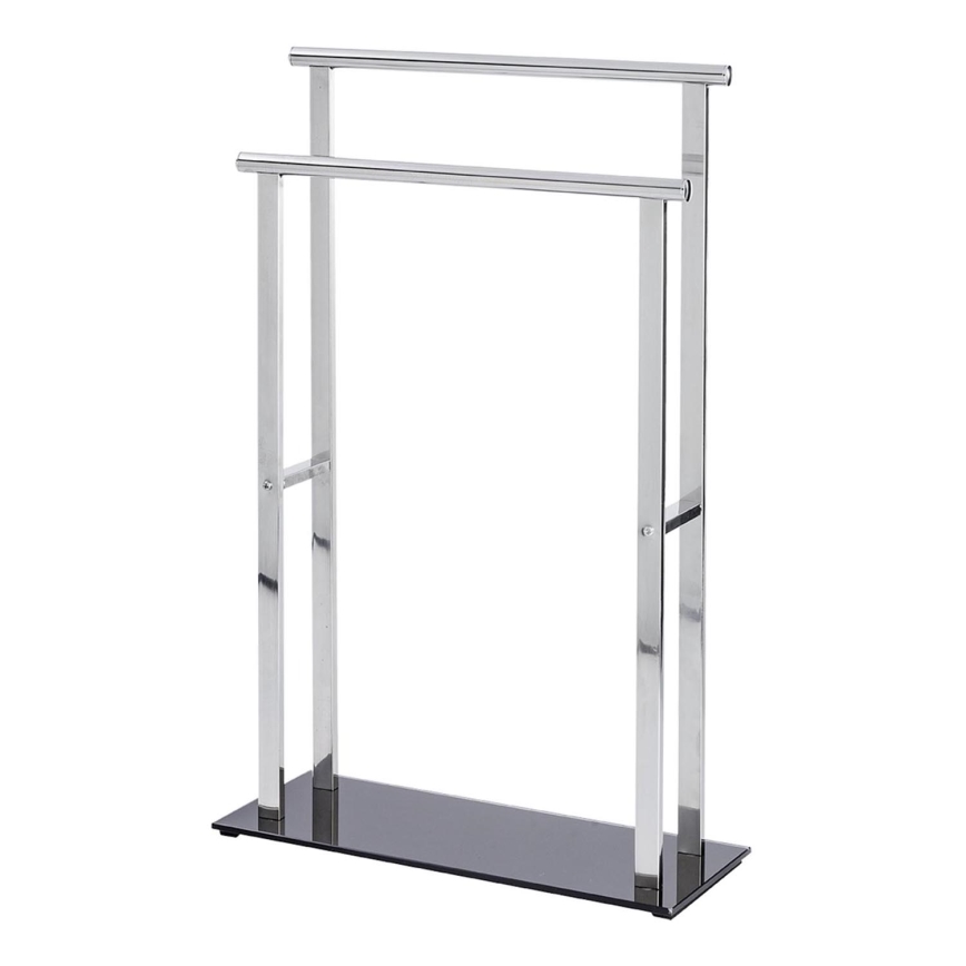 WENKO 22089100 – Perchero LAVA 52x81,5 cm acero inoxidable/plateado/negro