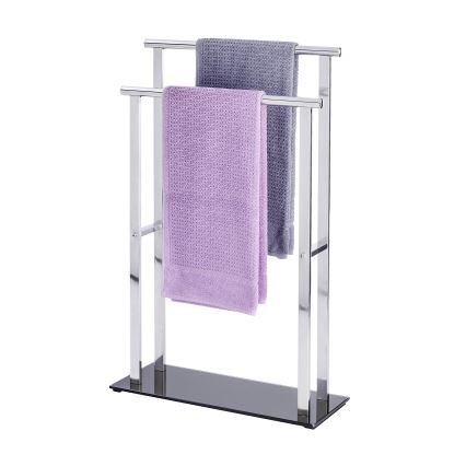 WENKO 22089100 – Perchero LAVA 52x81,5 cm acero inoxidable/plateado/negro