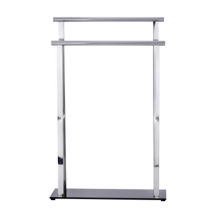 WENKO 22089100 – Perchero LAVA 52x81,5 cm acero inoxidable/plateado/negro